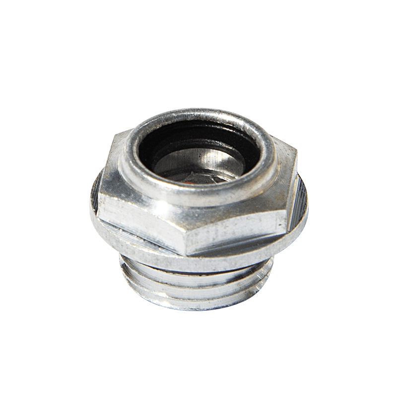 Szkło wzrokowe na poziomie oleju aluminiowego