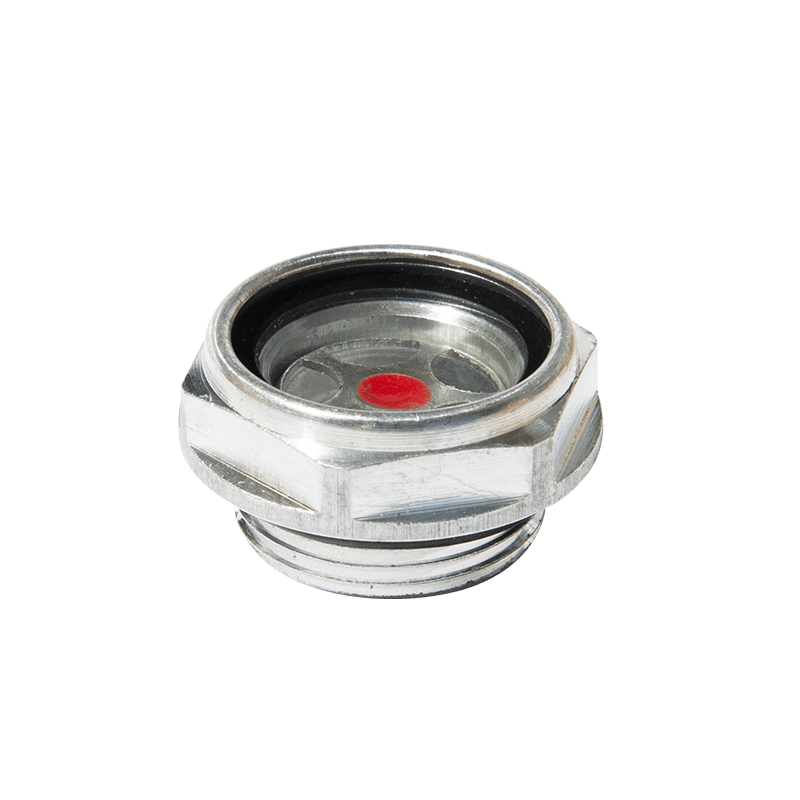 Szkło wzrokowe na poziomie oleju aluminiowego