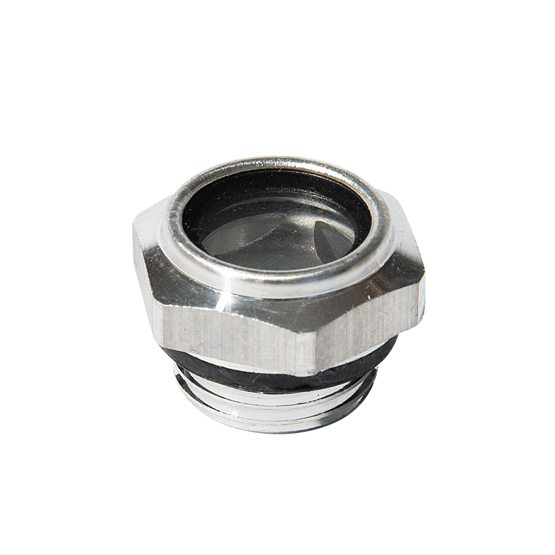 Szkło wzrokowe na poziomie oleju aluminiowego