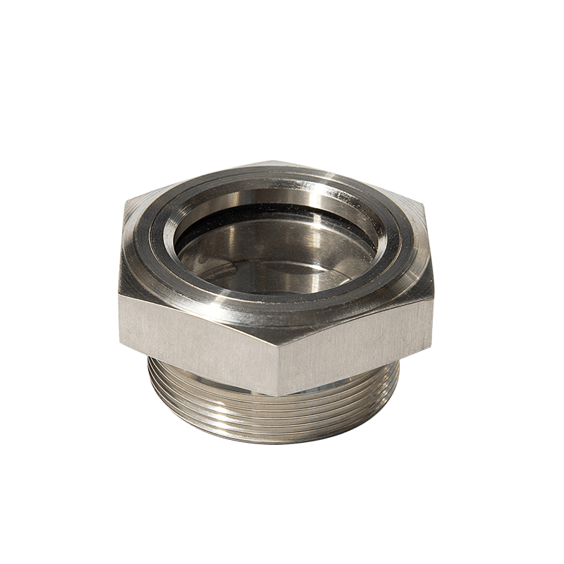 Szklanka wzroku oleju ze stali nierdzewnej